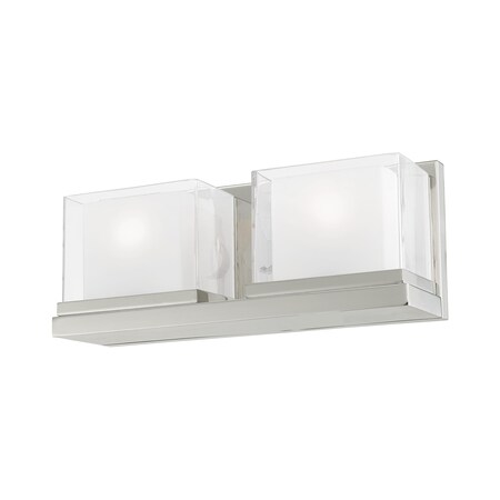 Livex Lighting Duval 2 Light Polished Chrome Bath Vanity 10122-05