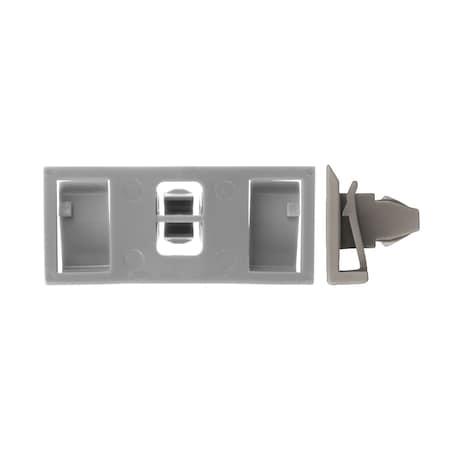 Disco Gray Nyln Moulding Clips 7/16" Hole 7/8" W 2" L PK10 10128PK