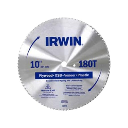 Irwin 10", 80-Teeth Master Combo Saw Blade, PK5 11270ZR