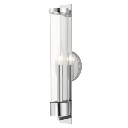 Livex Lighting Polished Chrome ADA Single Sconce, 1 Ligh 10142-05