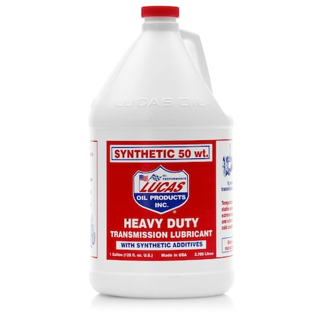 LUCAS OIL Synthetic 50 Wt.Trans Lubricant, 1x1/55 10149