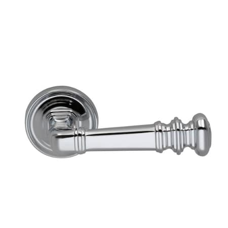 Omnia Rose Pass 234BS T Strike 1-3/4" Door Bright Chrome 101 Lever and Large 101/55C.PA2