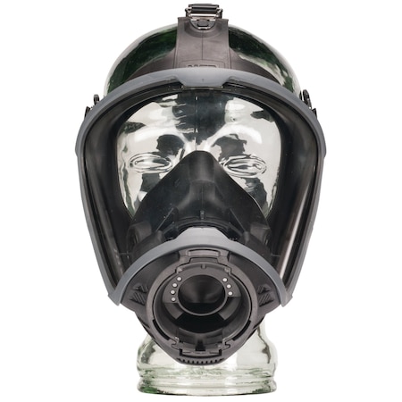 Msa Safety Full Face Respirator, G1 SCBA, Push to Connect, Size, S 0 Cartridges Included 10156461