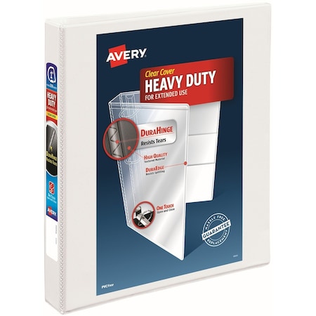 Avery Nonstick View Binder, 1", White, 220 Sheet 05304