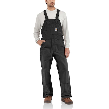 Carhartt BIB OVERALL 28×32 CARHARTT 102987 - Rugged Flex Rigby Bib Overalls - Dark Khaki