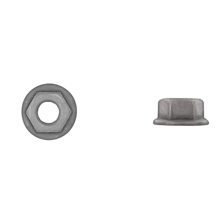 Disco Flange Nut, M10-1.50, Blackened, 15 mm Hex Wd 1017PK10