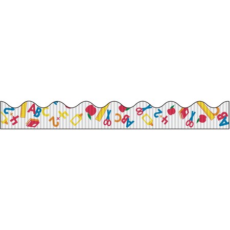 Bordette Border, 2.25" x 25 Ft., School Days 37610