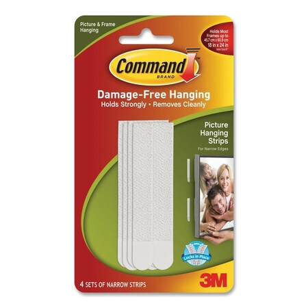 Command Narrow Picture Hanging Strips 17, PK24 17207