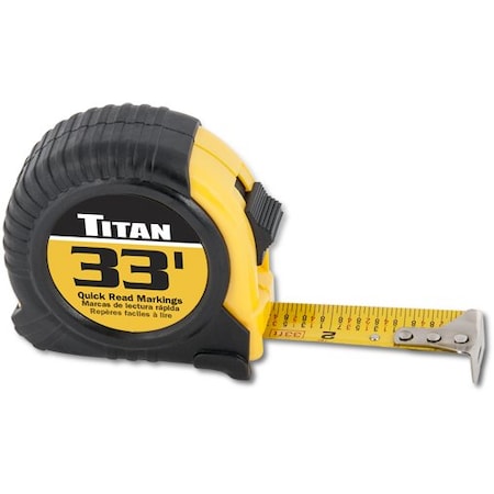 Titan Tape Measure, 33Ft TIT10908