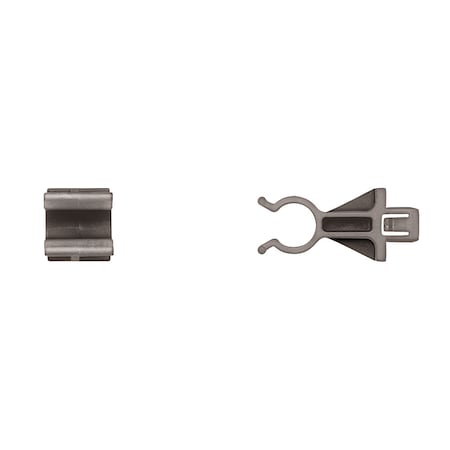 Disco Blk Nyln Hood Prop Clips 7mm Sq Hole Size 8mm Rod Size PK10 10203PK