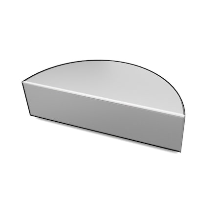 Tennant Woodruff Key, 5 mm Key Size, Steel 1021167 | Zoro