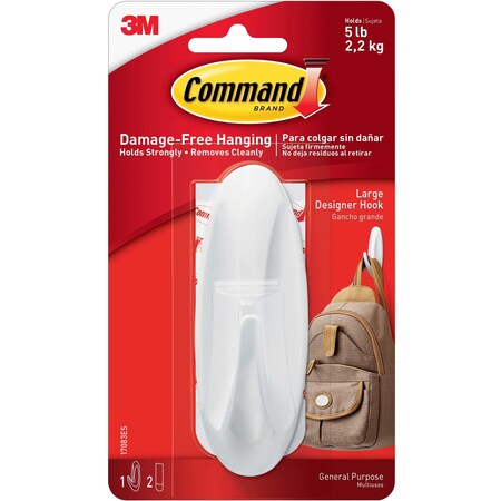 Command Designer Large Hook 17083BNES, PK24 17083