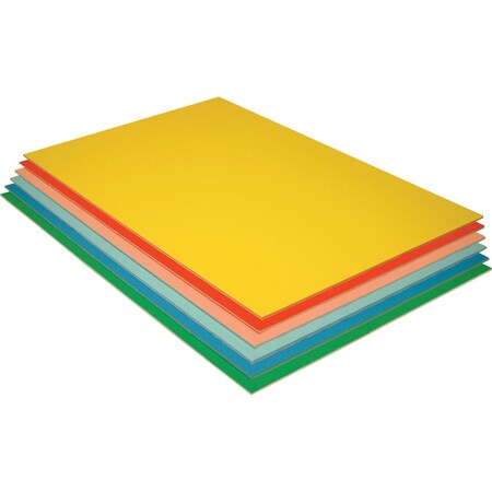 Pacon Foam Board, 30"X20", Assorted, PK12 5512