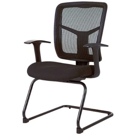 Lorell ErgoMesh Guest Chair, 27 in W 27.8" L 41" H, Adjustable, Mesh Seat LLR86202