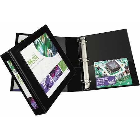 Avery Binder, Framed, D-Ring, 2", Black 68032