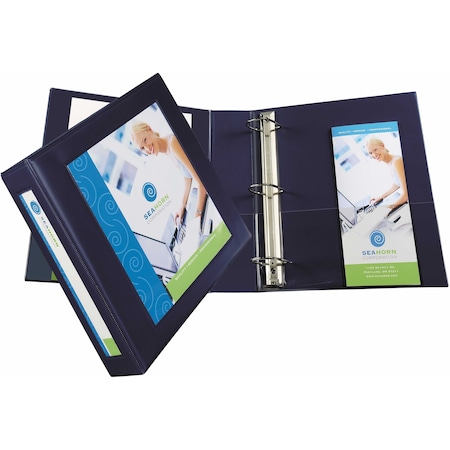Avery Binder, Framed, D-Ring, 2", Navy 68033