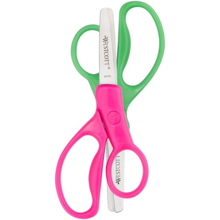 Westcott Scissors, 5" Kids 2-Pack - Blunt 13168