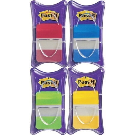 Post-It Tabs, Post-It, Solid, 1", Primry, PK100 686RALY