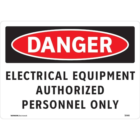 Brady Danger Sign, 7 in Height, 10 in Width, Polyester, Rectangle, English 102436