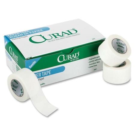 Curad Tape, Roll, Paper, 1"X10yd, PK12 NON270001
