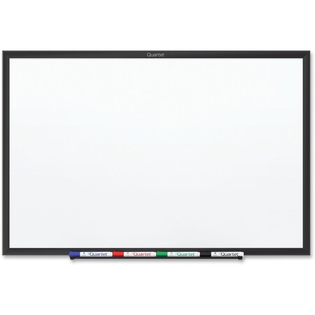 Quartet Magnetic Whiteboard, 24"X18", Black SM531B