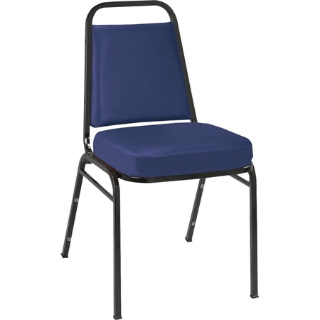 Kfi Stacking Chair, Armless, Navy Vinyl IM820BK-NAVYV