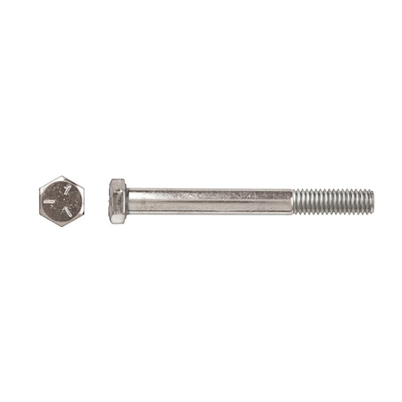 Disco Grade 5, 3/8"-16 Hex Head Cap Screw, Zinc Plated Steel, 3-1/2 in L 10277PK