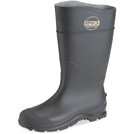 Honeywell Servus Rubber Boot, 14 in Height, Black, 9 18821