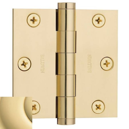 Baldwin Door and Butt Hinge, Brass, Mortise Mounting, Unlacquered Brass 1030.031.I