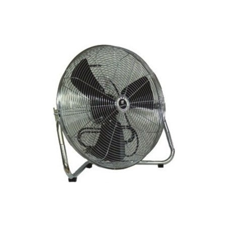 Tpi Floor Fan, 20", 120V Black Steel Base 1/5H CF-20