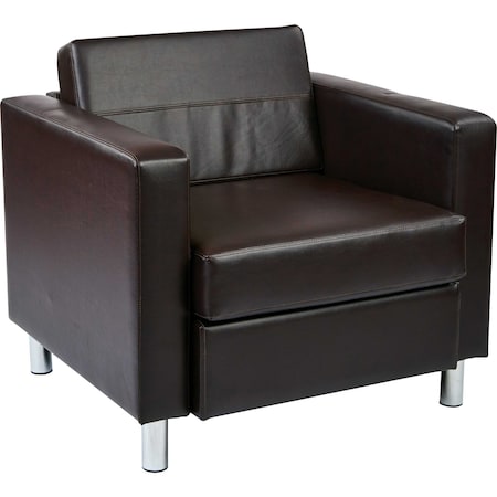 Ave 6 Collection: Pacific Arm Chair, 32 in W 30-1/2" L 29-1/2" H, Fixed Arms, Vinyl Seat PAC51-V34