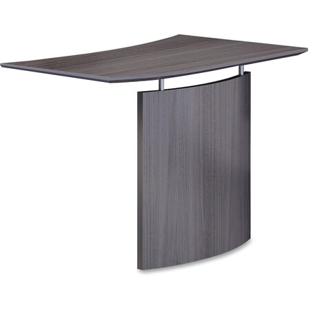 Mayline Left Hand Bridge, Medina, Gray Steel MNBDGLLGS