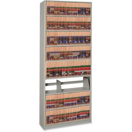 Datum Storage Shelving Starter, 88"x12"x36", Bone White 881236-S8P