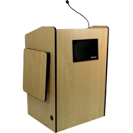 Amplivox Sound Systems Podium, Multimedia Presentation, Oak SW3235-OK