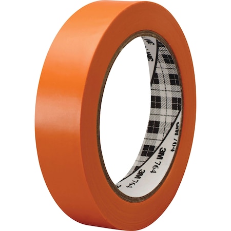 3M Tape, Vinyl, G-Purpose, Orange 764136ORG