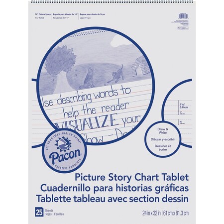 Pacon Tablet, Picture Story, 24"x32" MMK07430