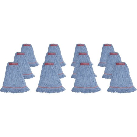 Genuine Joe Narrow Band Large MopheadBlue, PK12 GJOLBL1BCT