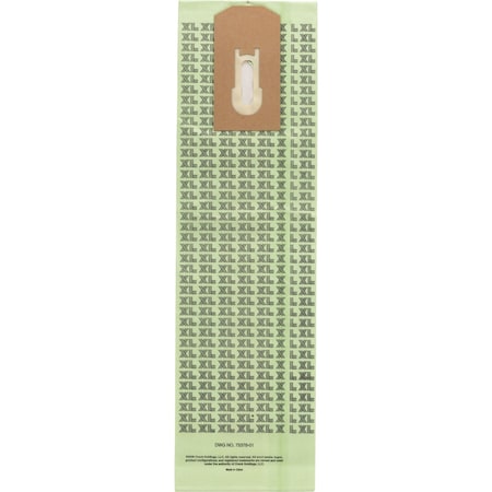Oreck Hypoallergenic Filtration Bags, Green, PK9 PK80009DW