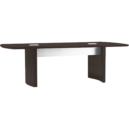 Mayline Rectangle Medina 8' Conference Table, 96 W, 42 L, 29.5 H, Wood Top, Mocha MNC8LDC