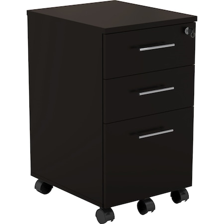 Mayline Pedestal BBF, Medina, Freestanding, Mocha MNBBFLDC