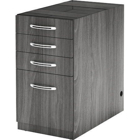 Mayline 15.24" W Credezna Pedestal, Gray Steel APBBF20LGS