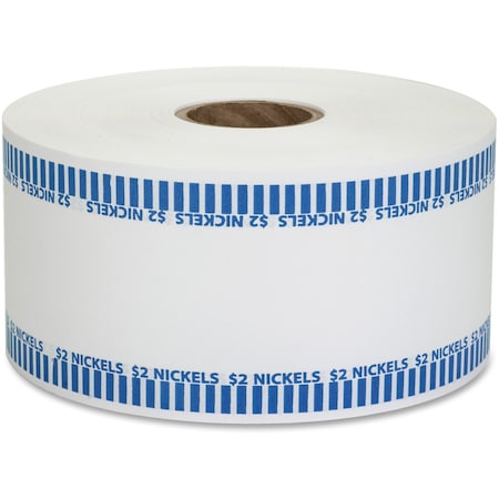 Coin-Tainer Coin Wrapper, Auto, Nickle, 1 ft. PQP50005