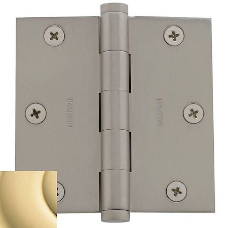 Baldwin Door and Butt Hinge, Brass, Mortise Mounting, Unlacquered Brass 1035.031.INRP