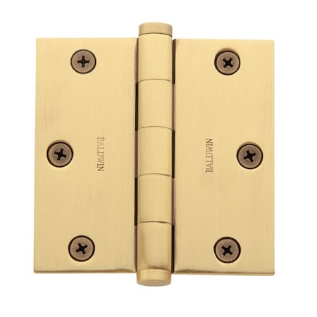 Baldwin Estate Satin Brass with Brown Full Mortise 1035.060.I