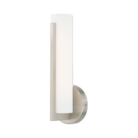 Livex Lighting Visby N/A Light Brushed Nickel ADA Wall Sconce 10351-91