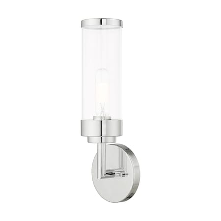 Livex Lighting Hillcrest 1 Light Polished Chrome ADA Wall Sconce 10361-05