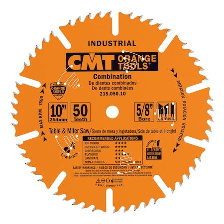 Cmt 12", 60-Teeth Combination Blade 215.060.12