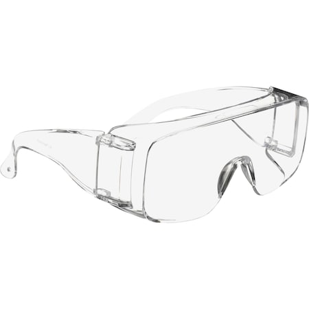 3M Tour-Guard V, Safety Glasses, Anti-Fog, Clear Lens, Clear Frame, Frameless, 100 PK TGV01-100