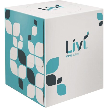 Livi VPG Select 2 Ply Facial Tissue, 90 Sheets, PK 36 11516