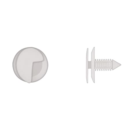 Disco Ntrl Nyln Door Panel Ret 1/4" Hole Size 3/4" Stem L PK50 10399PK